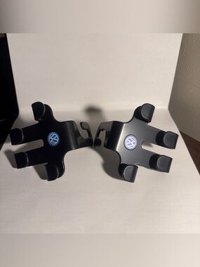 Black Dual Volkswagen Headset Holders - Pair